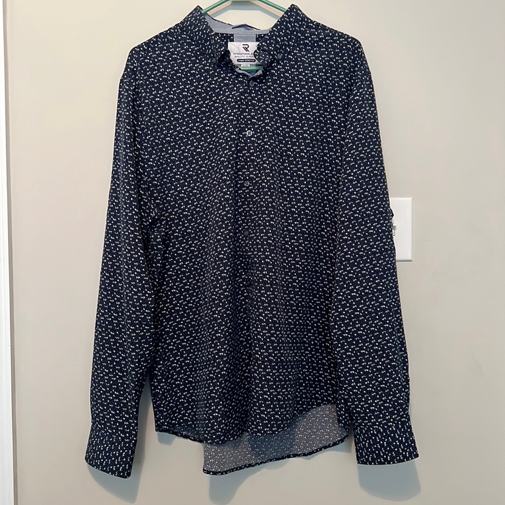 International report quality classic button down